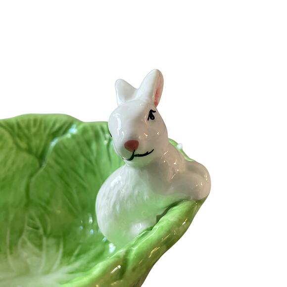 Arlington Designs Figural Bunny Cabbage Bowl 6.5in Spring Easter Decor New - Picture 11 of 16